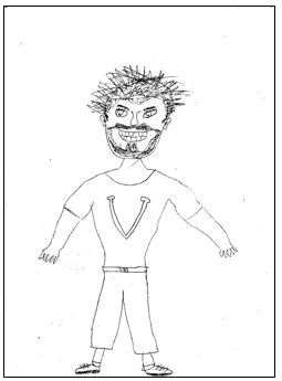 דוגמא לציור אדם במבחני מיון 6
